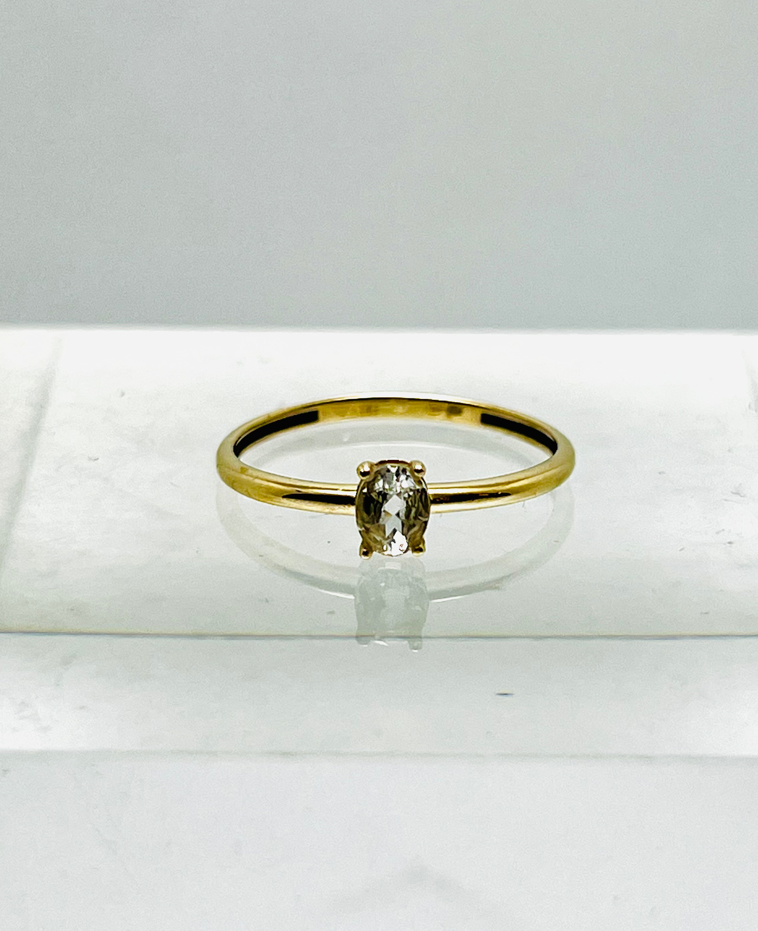 klassieke ring met diamant